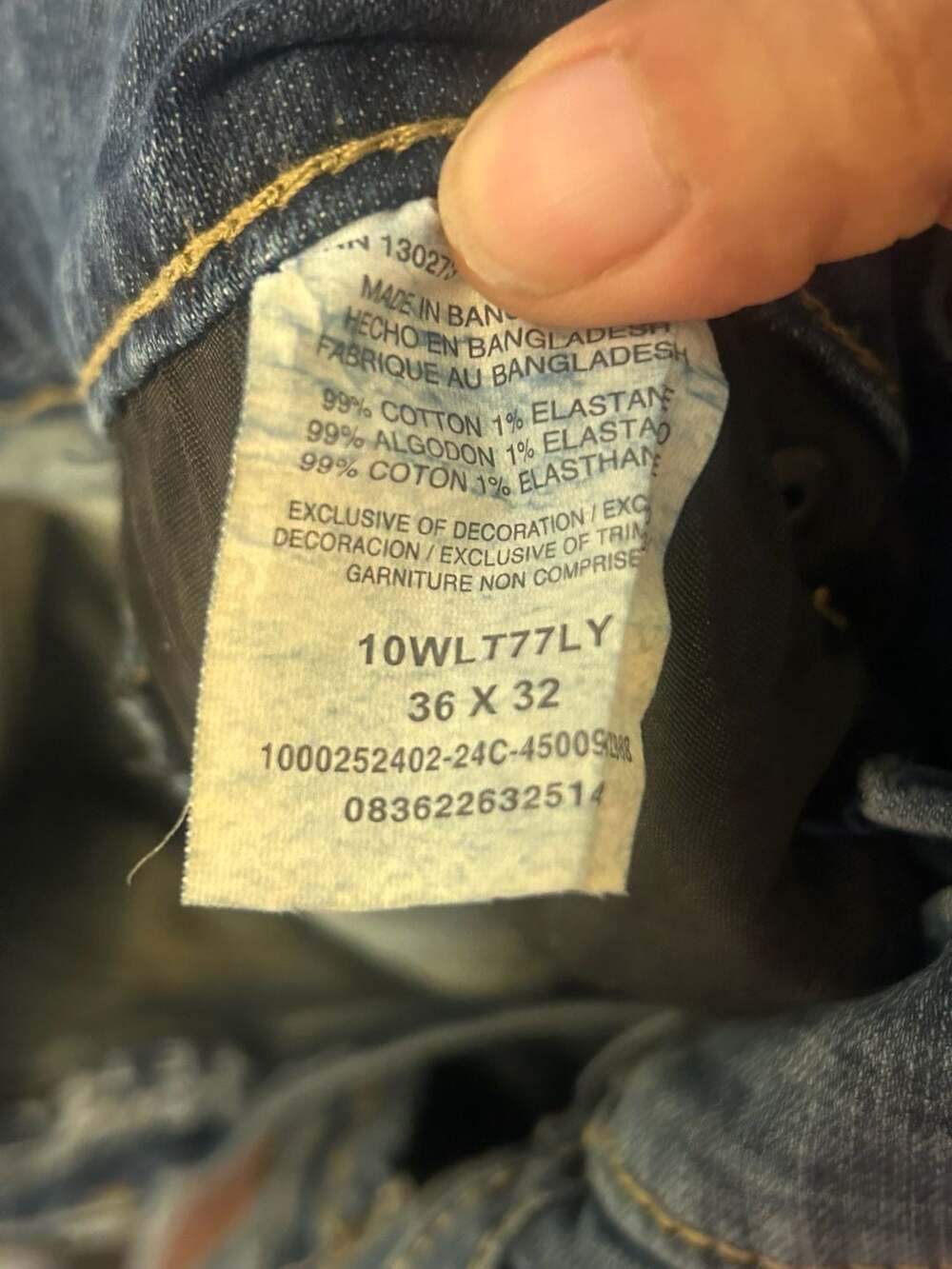 Wrangler Retro Slim Boot Cut Denim Jeans 36x32 - Picture 3 of 9